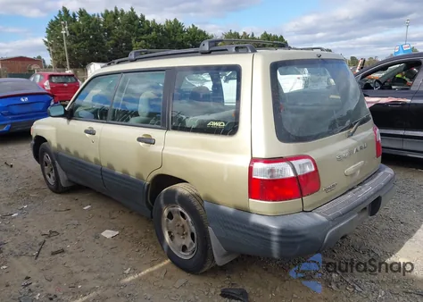 2002 Subaru Forester L from USA, damaged, VIN JF1SF63522H711050
